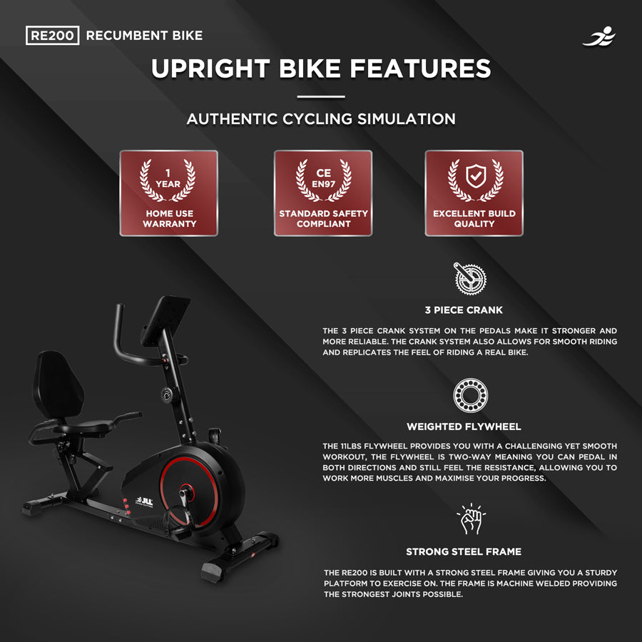 RE200 Recumbent Bike