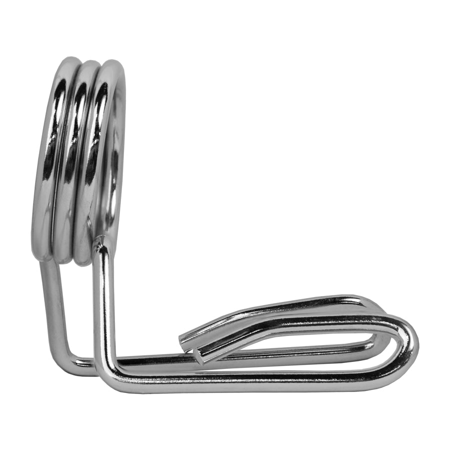 Chrome Spring Lock Collars (Pair) for Standard Olympic 2” or 5cm Bars