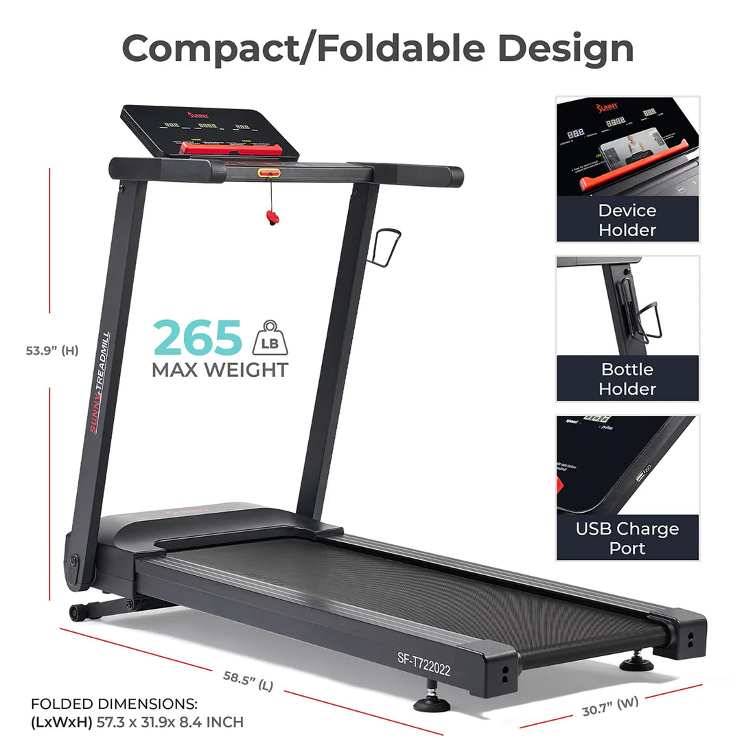 Slim Interactive Auto Incline Smart Foldable Treadmill