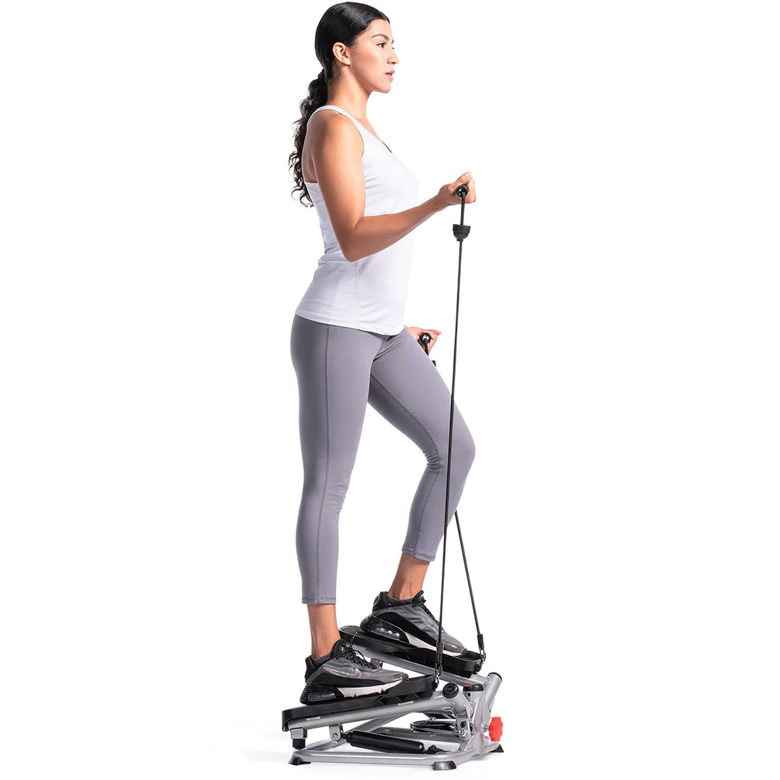 Advanced Total Body Fitness Twisting Stair Stepper With Resistance Bands