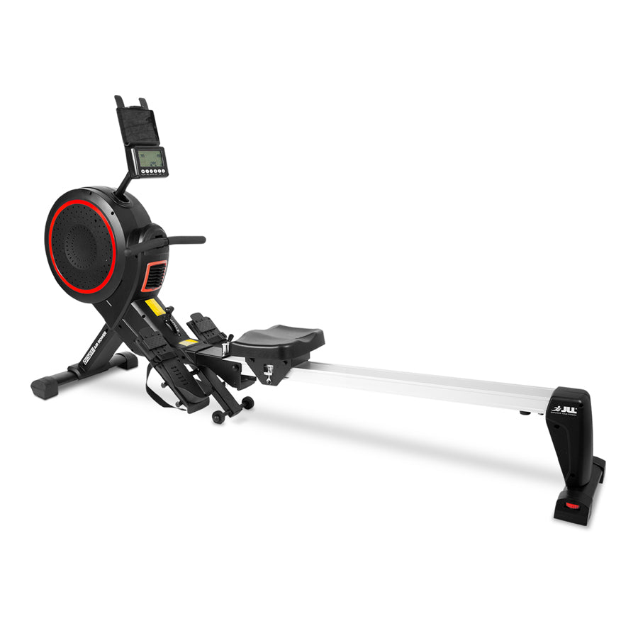 Ventus 2 Air Rowing Machine - Foldable Air and Magnetic Dual Resistance Rower for Home Use, 11 Readout LCD Monitor