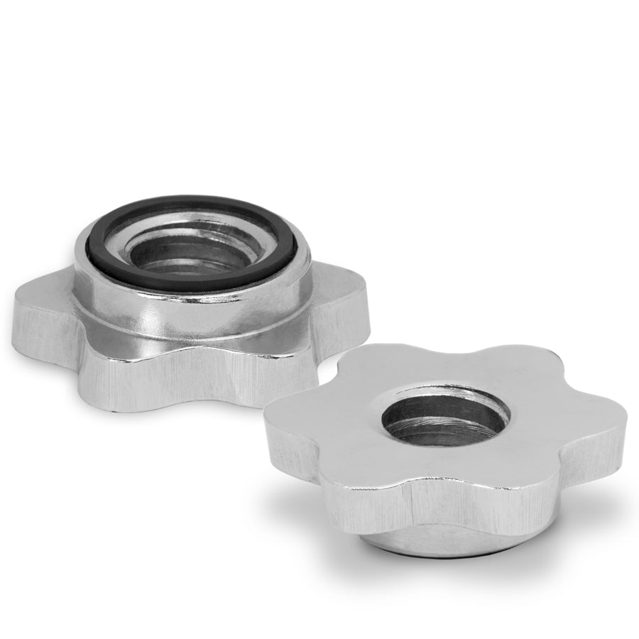 Chrome Spinlock Collars (Pair) for Standard 1” Bars