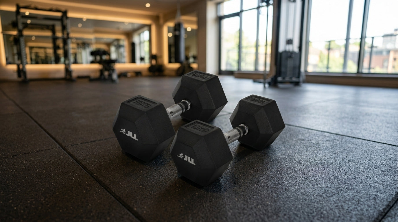 What Are Rubber Hex Dumbbells?