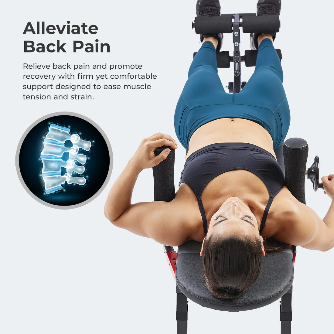 Inversion traction and Stretch decompression table