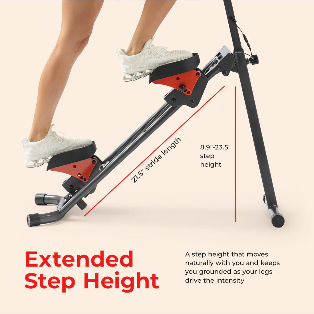 Smart Foldable Stair Climber With Balance-Assist Cords