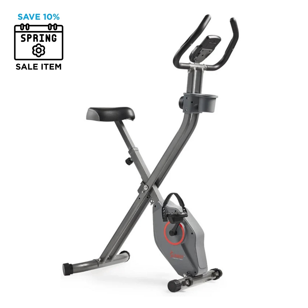 Folding X-Bike, Portable Compact Exercise Bike for Indoor Cycling Workout