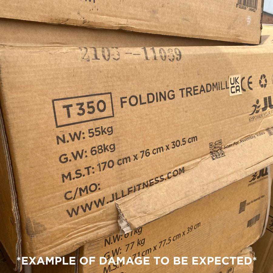 T450 Folding Treadmill - Packaging Damage