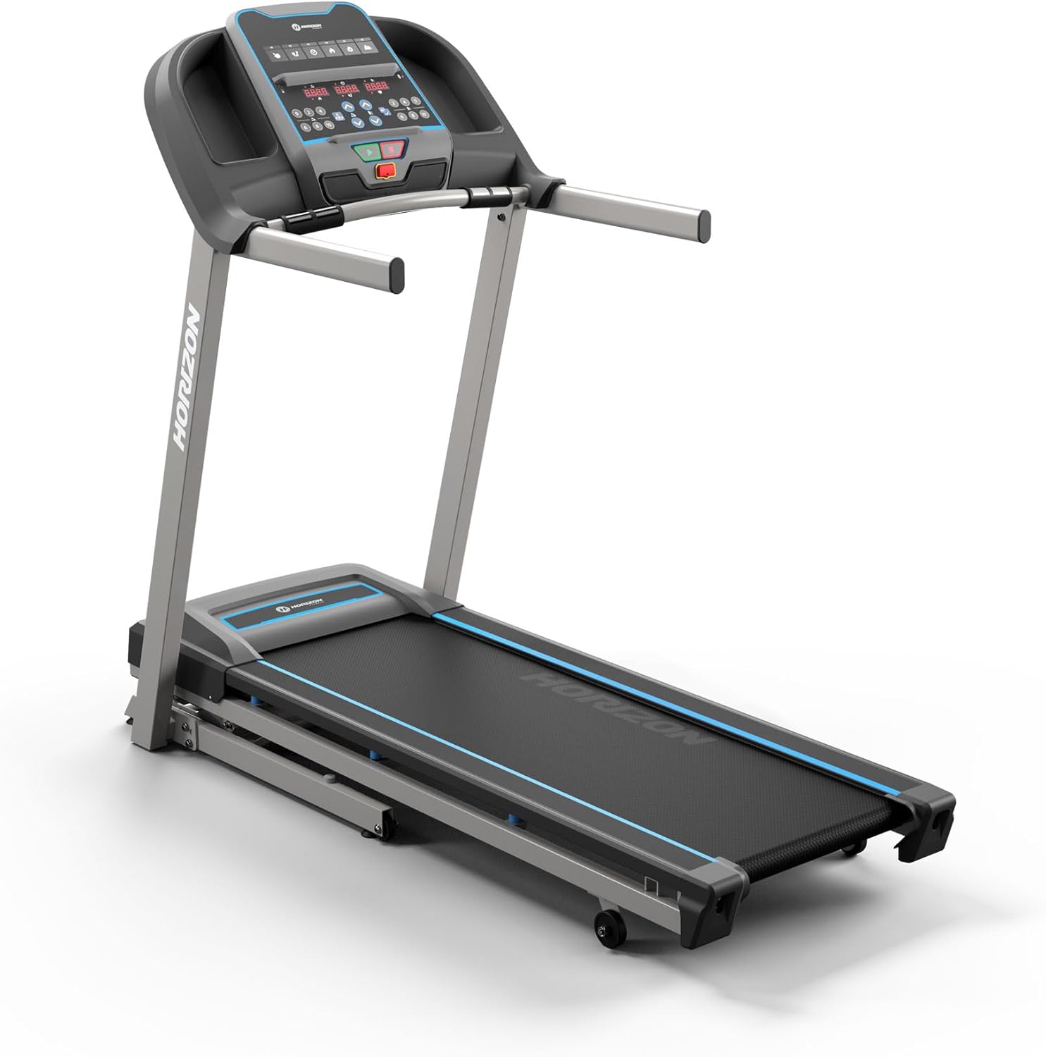 Horizon Fitness TR5.0 @Zone Folding Treadmill - 2HP Motor, 0.8km/h-16km/h Speed Range, 3-Zone Variable Response Cushioning, Digital Running Machine