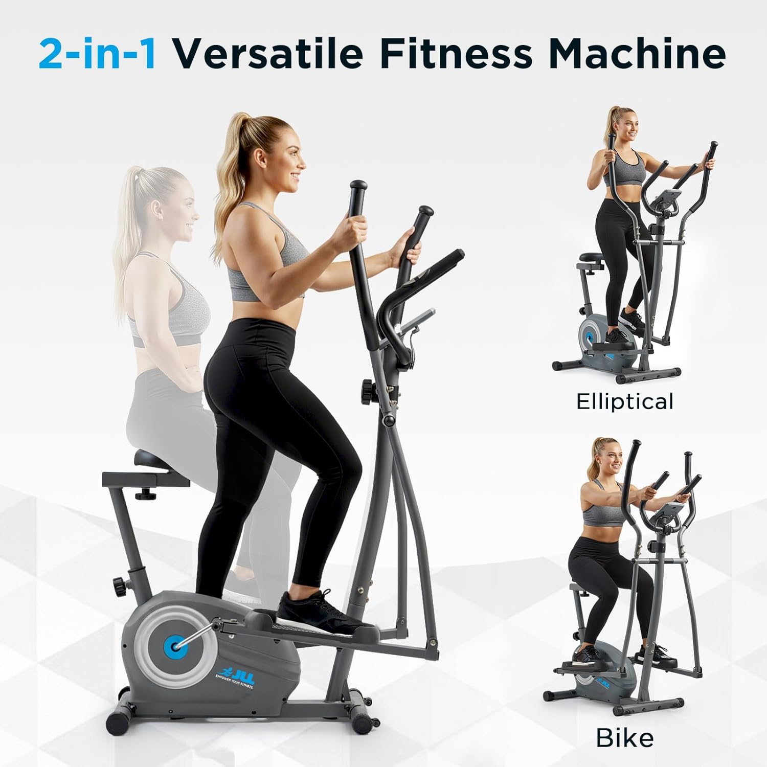 JLL E110 Smart Upright Elliptical & Full-Body Cross Trainer