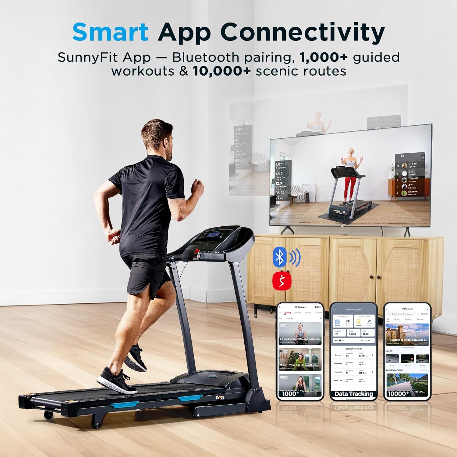 JLL	‎T110 Folding Auto-Incline Smart Treadmill