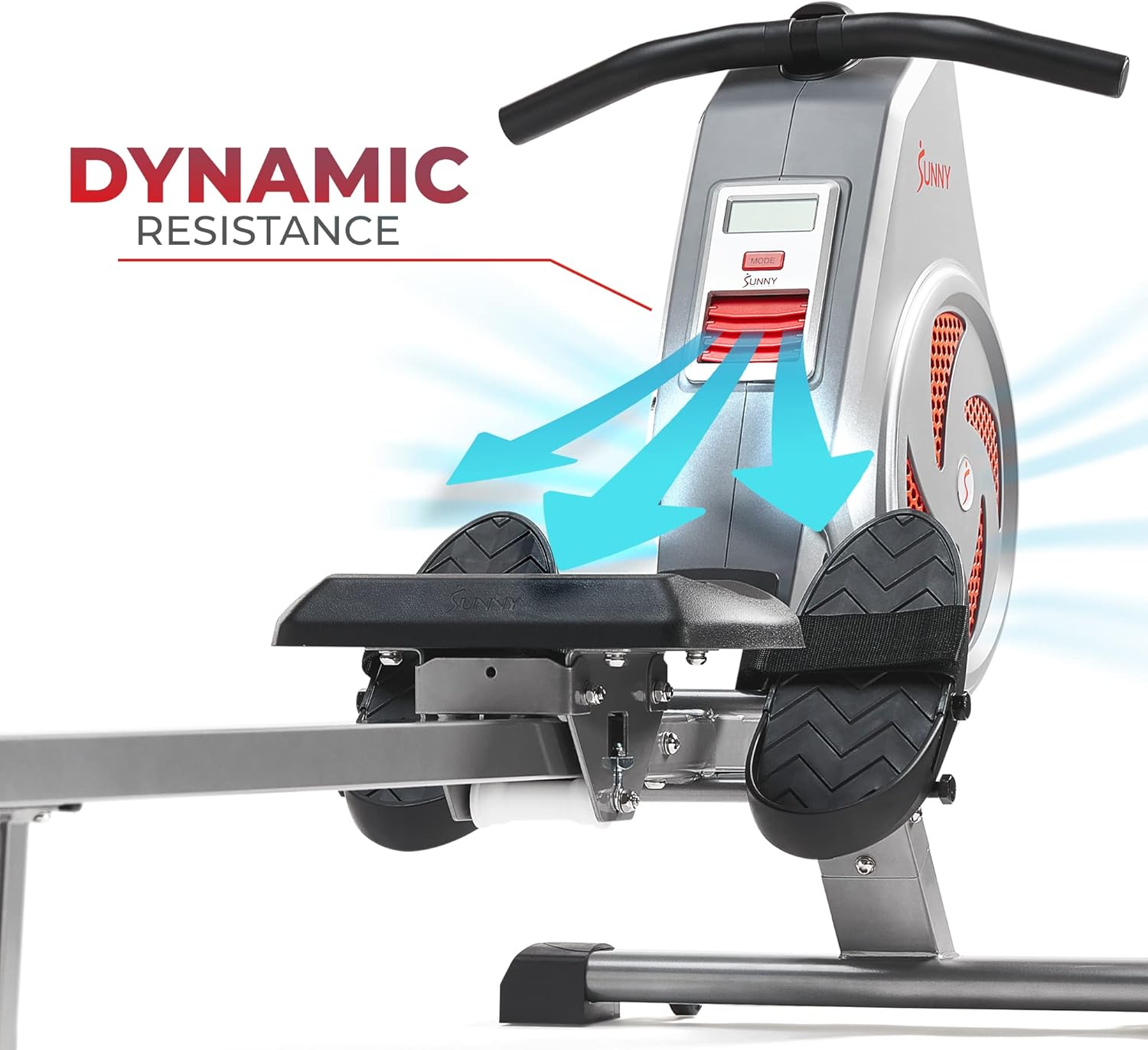 Sunny Health and Fitness Dynamic Air Rowing Machine