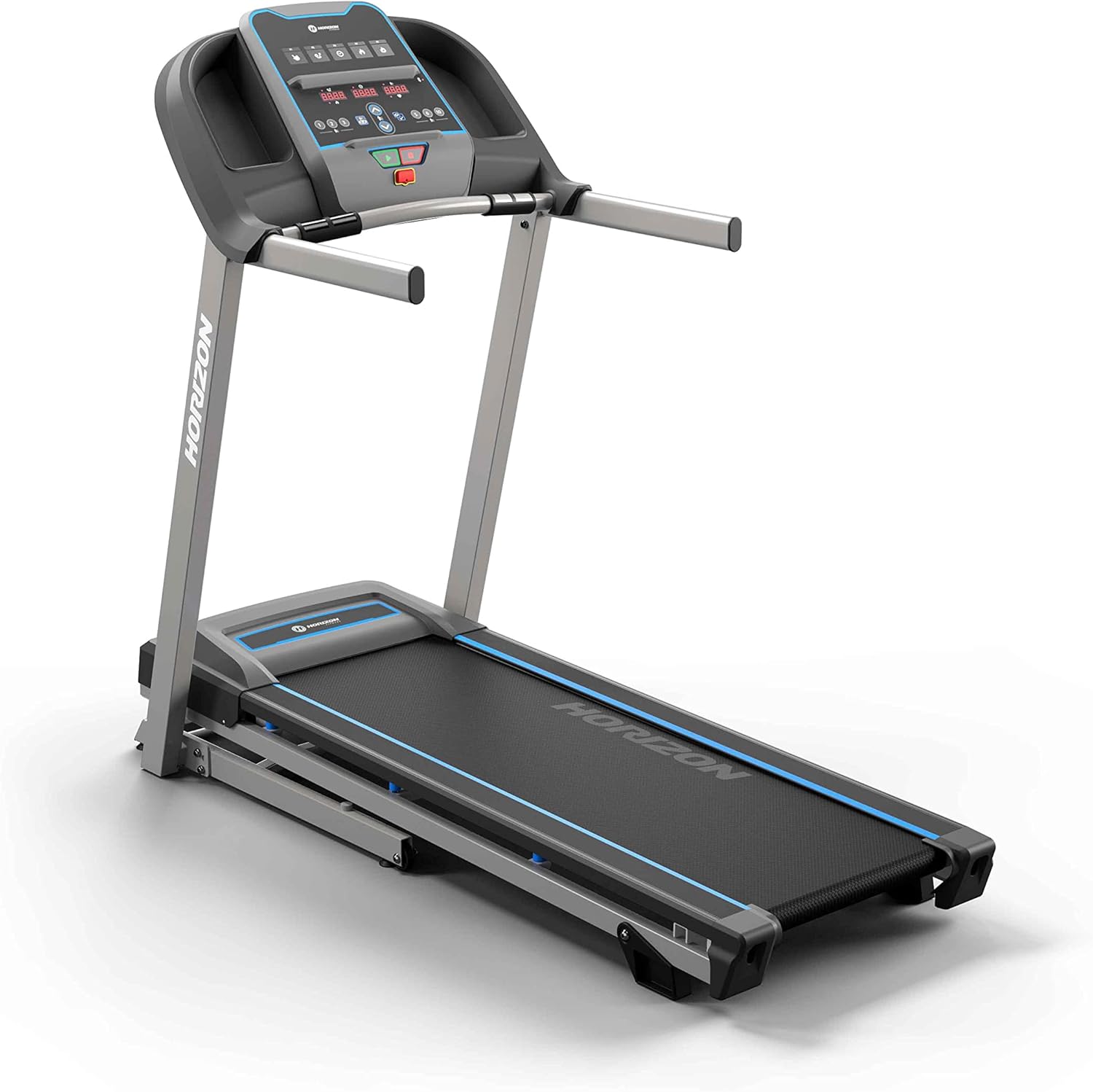 Horizon Fitness TR3.0 Folding Home Treadmill - 2HP Motor, 0.8km/h-16km/h Speed Range,  2 Manual Incline Levels. Digital Running Machine