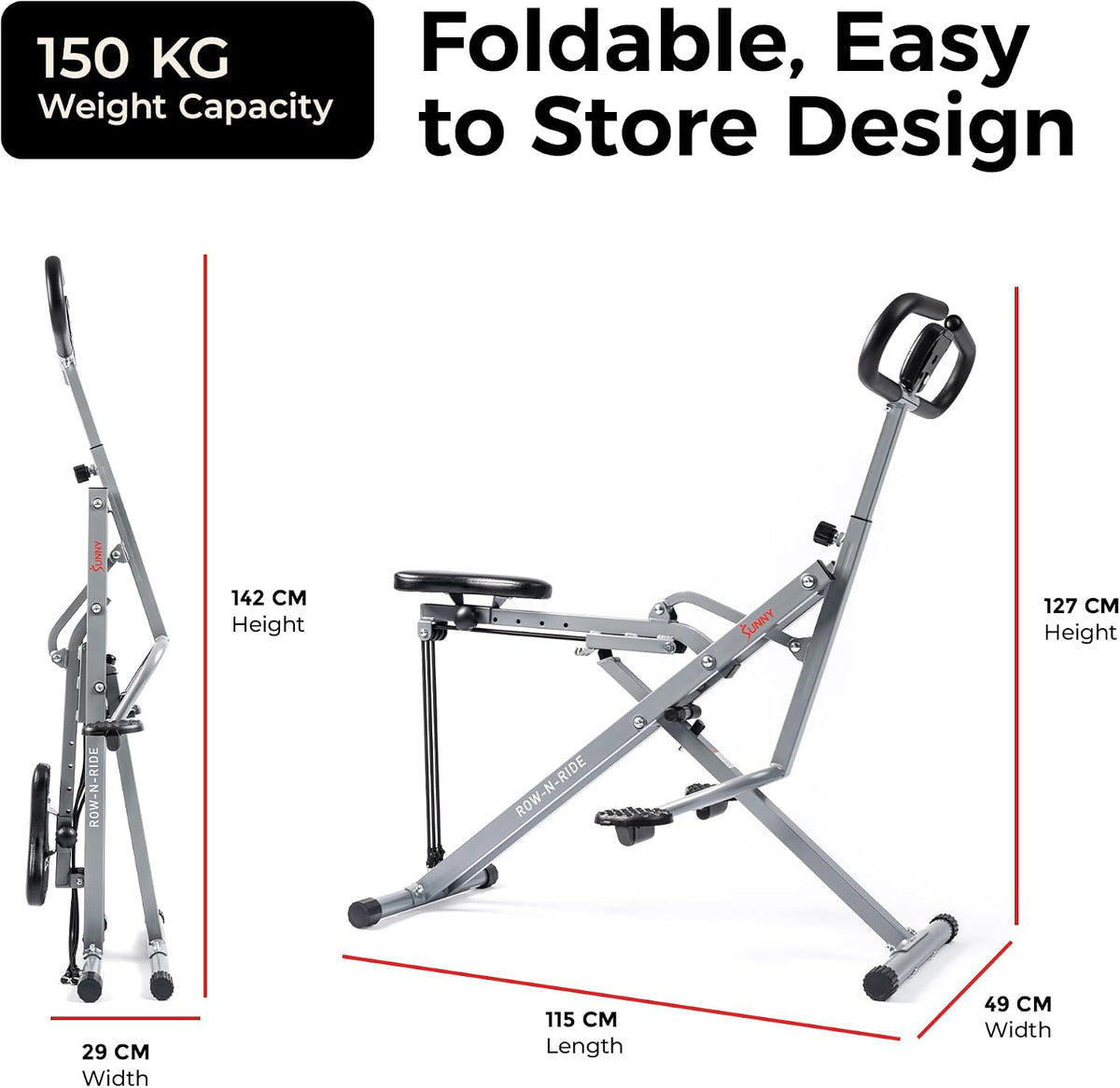 Row-N-Ride Squat Trainer
