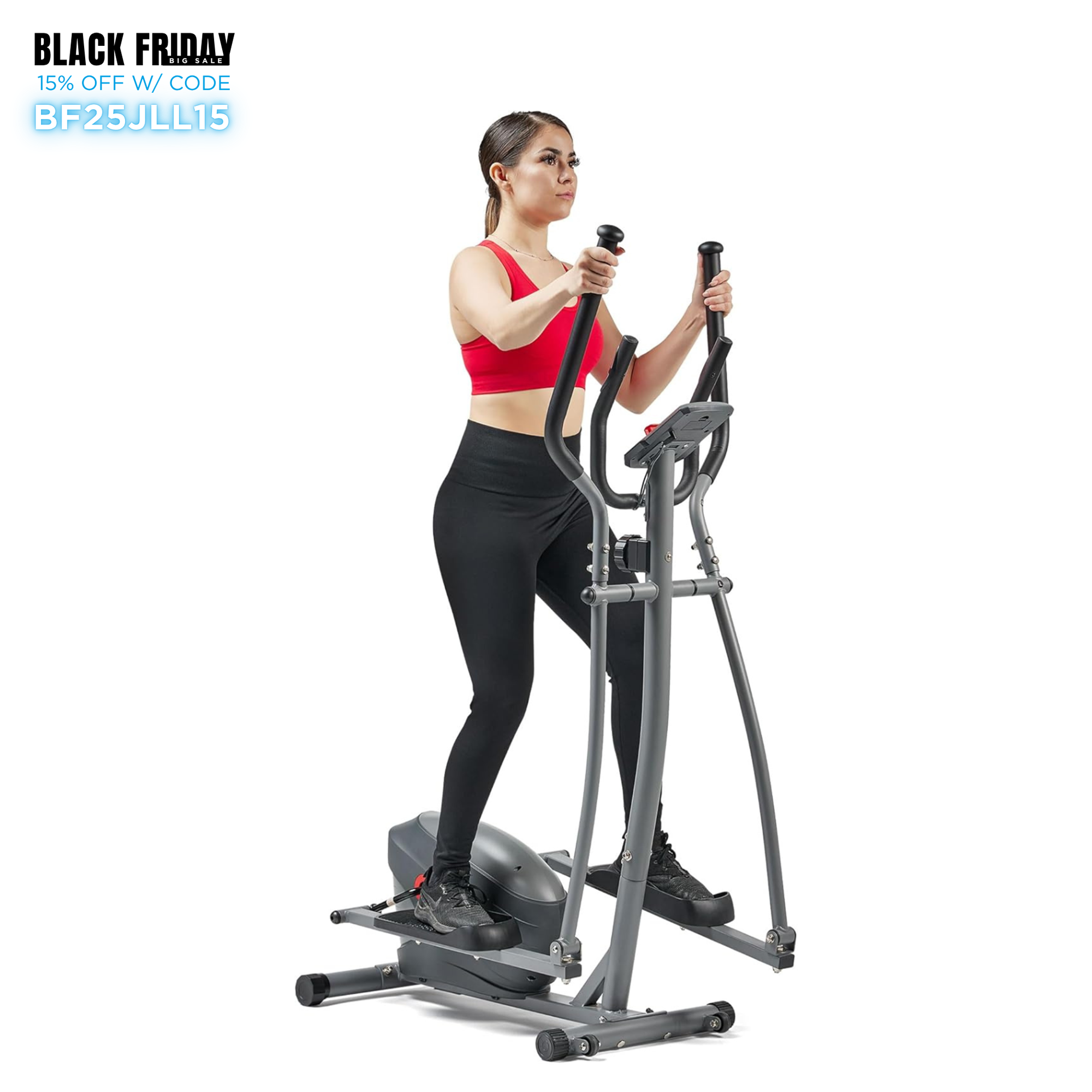 Sunny Health & Fitness Performance Compact Elliptical Machine