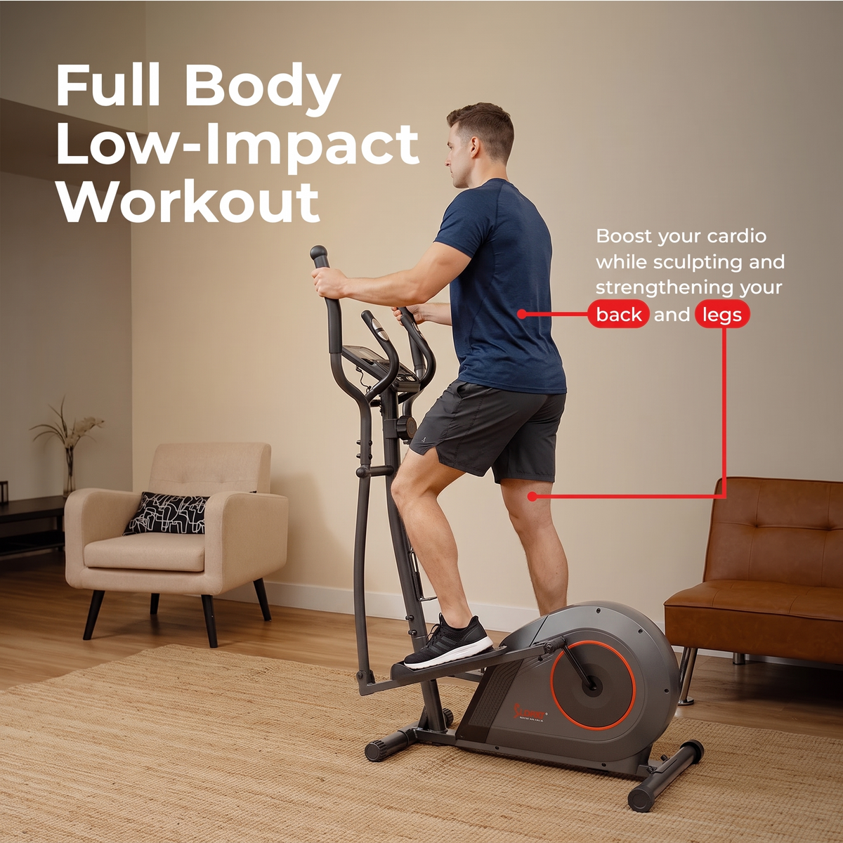 16-Level Smart Magnetic Resistance Elliptical