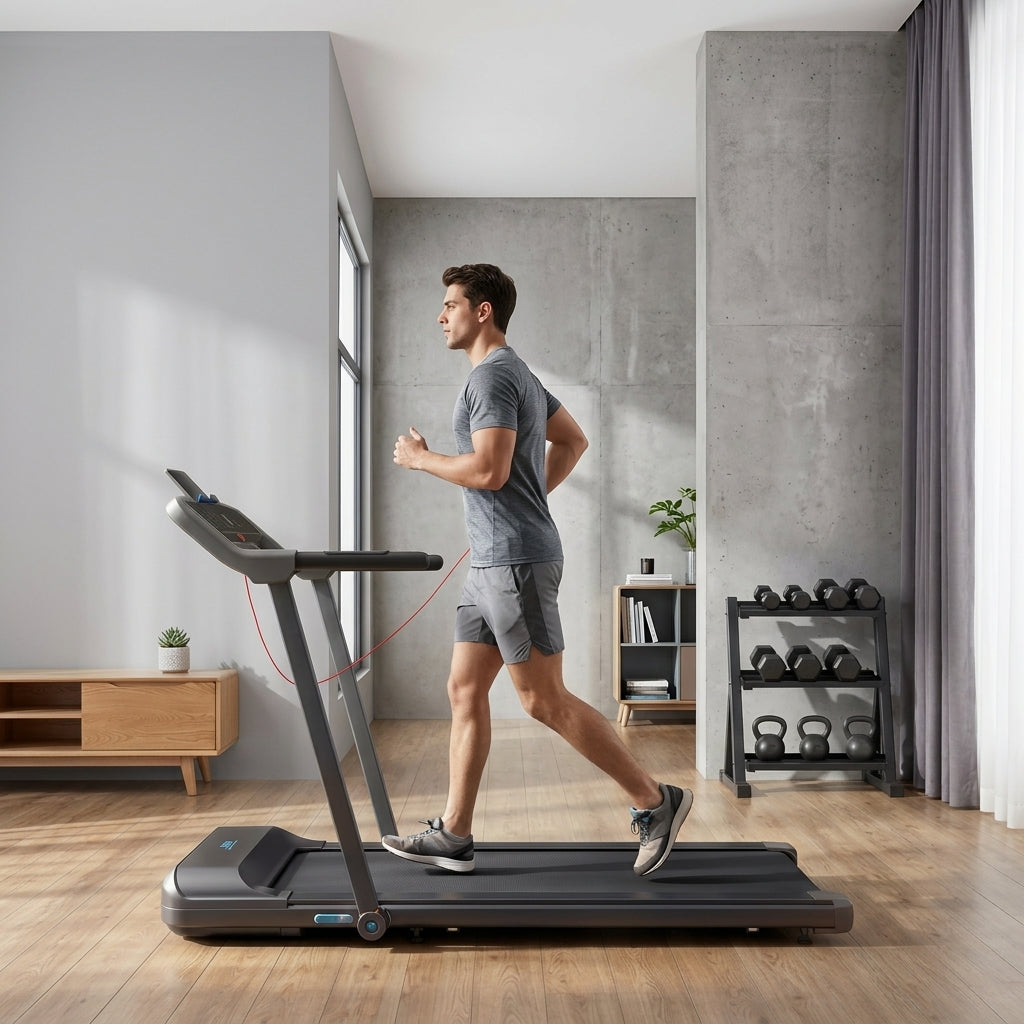 Pegasus Connected Folding Treadmill