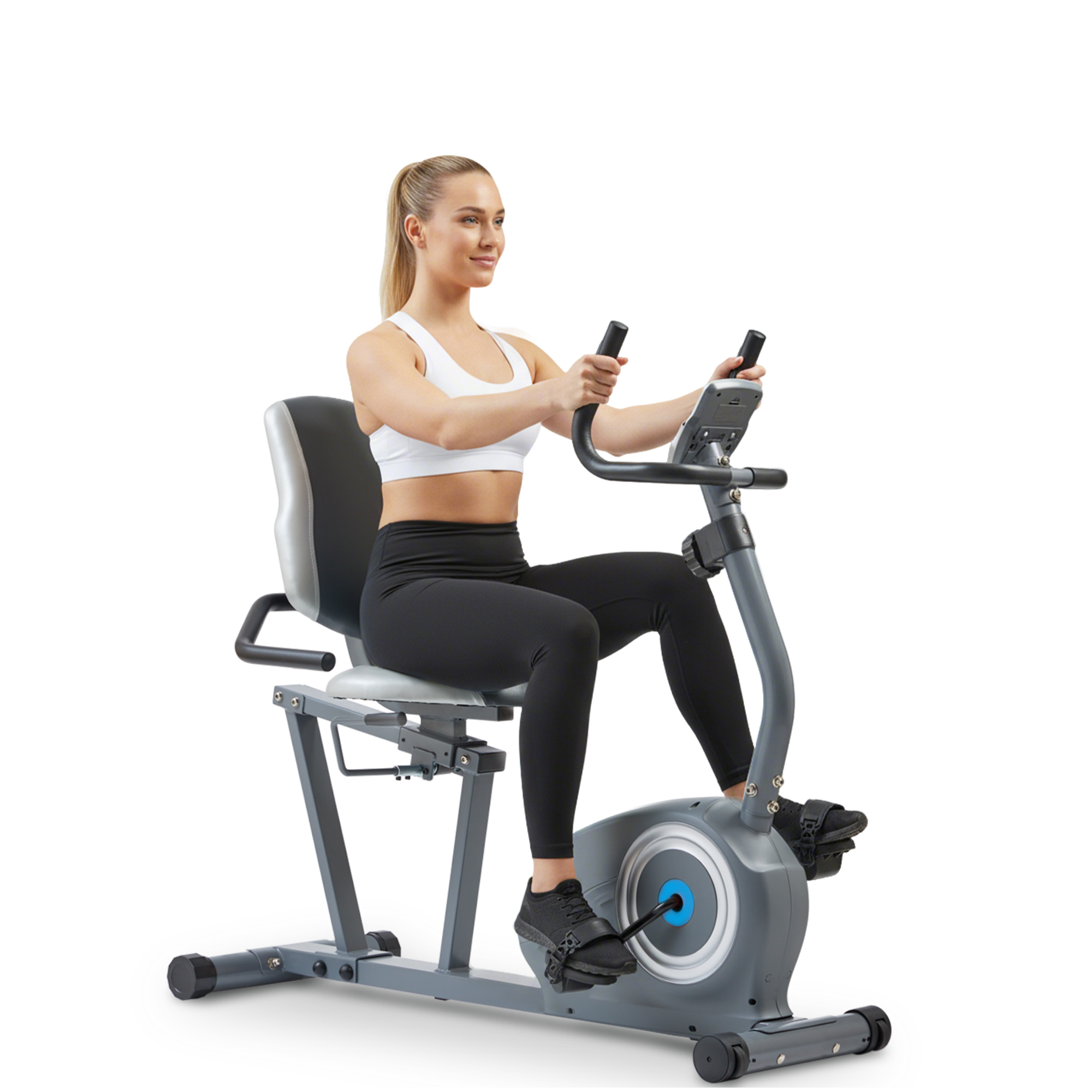 JLL Fitness Essentials Series Magnetic Smart Recumbent Bike
