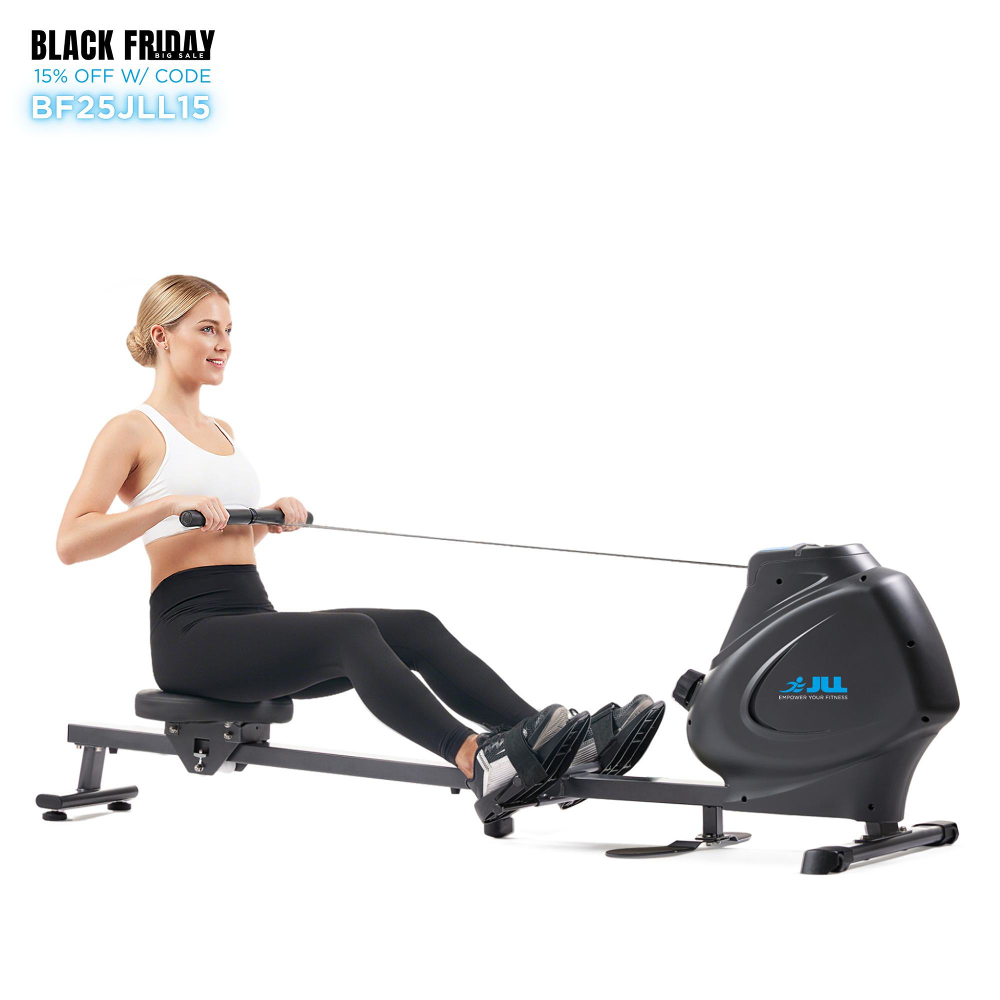 JLL Multi-Function Premium Magnetic Rowing Machine