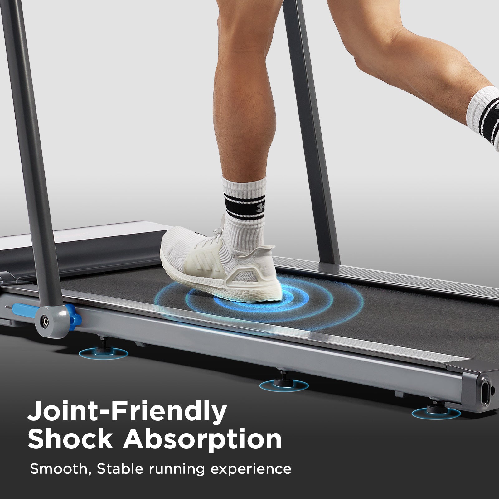 JLL Pegasus Connected Folding Treadmill - 2.5HP Motor, Bluetooth Connectivity, App Compatible