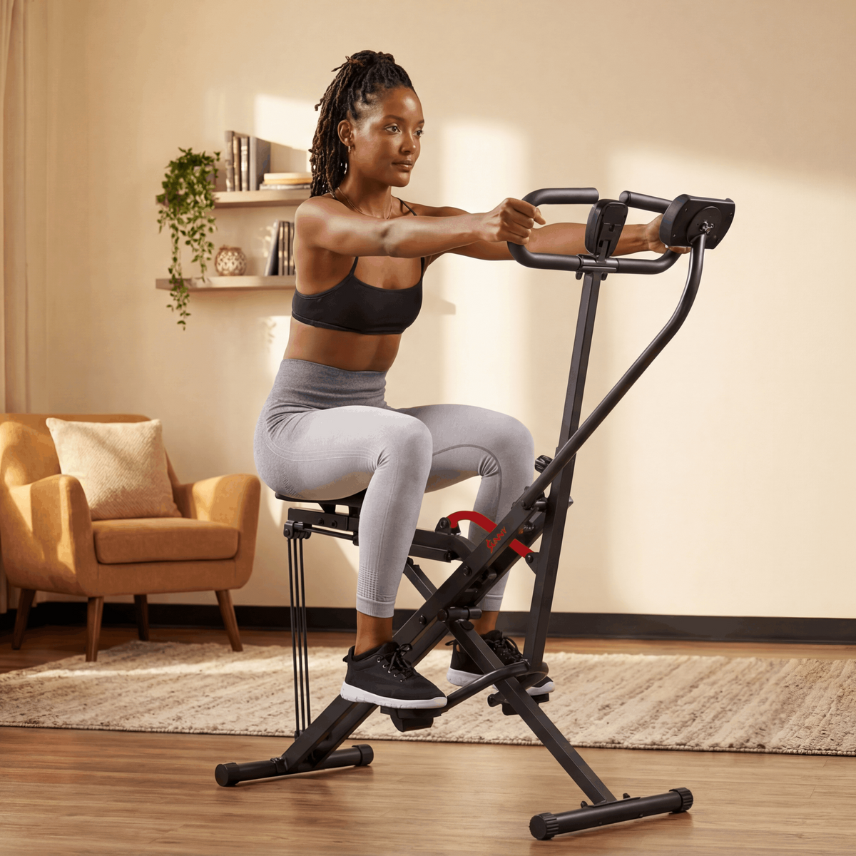 Smart Upright Row-N-Ride Squat Trainer