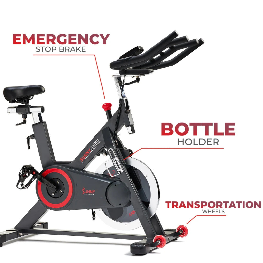 Premium Smart Magnetic Belt Drive Indoor Cycling Exercise Bike
