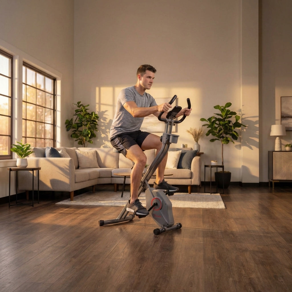Foldable Magnetic Exercise X-Bike