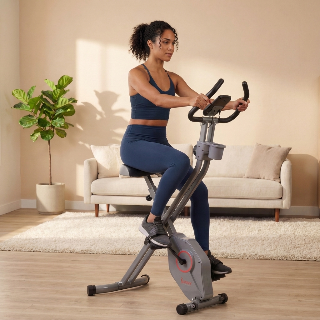 Foldable Magnetic Exercise X-Bike