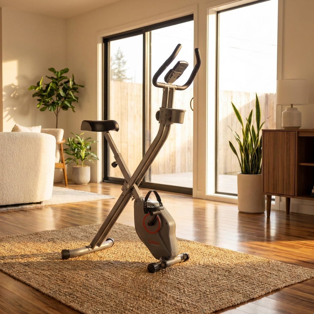 Foldable Magnetic Exercise X-Bike