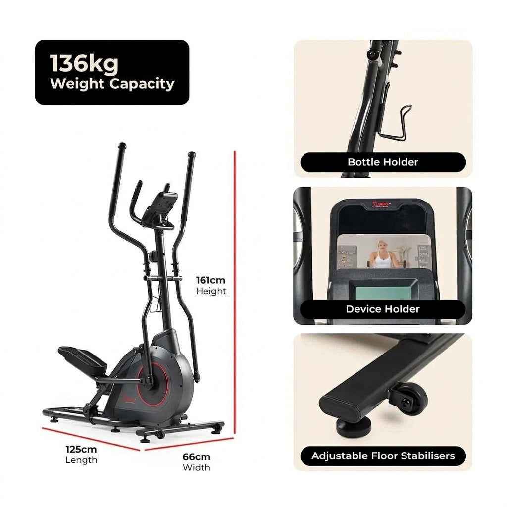 Ultra Silent Smart Elliptical Exerciser