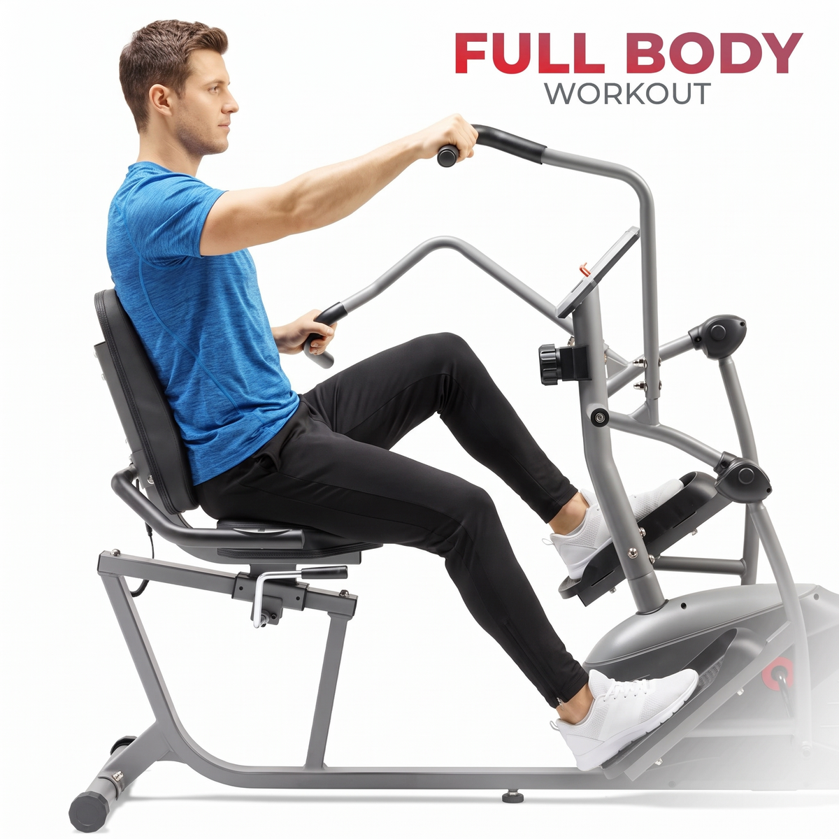 Performance Interactive Recumbent Cross Trainer Elliptical Bike