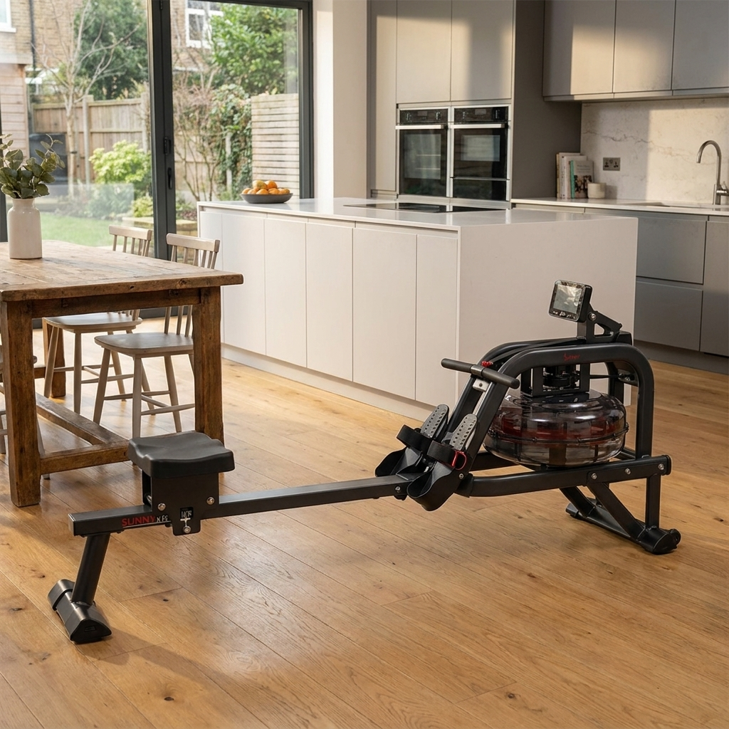 Obsidian Surge Smart Water Rowing Machine