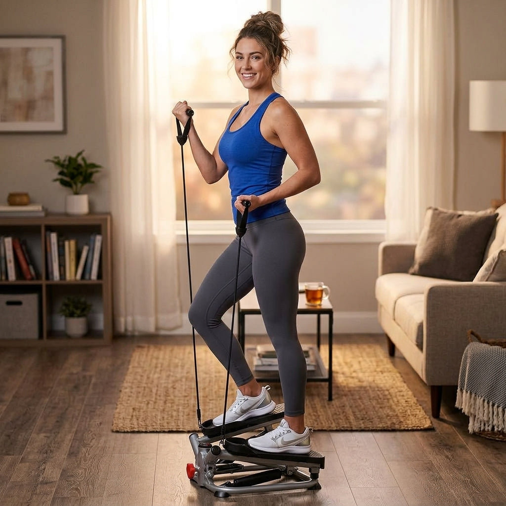 Advanced Total Body Fitness Twisting Stair Stepper