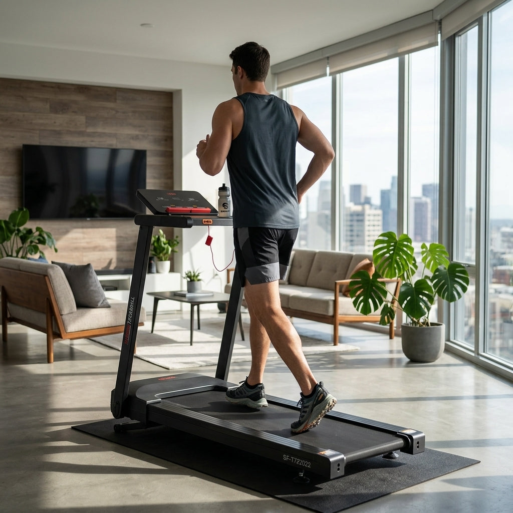 Slim Interactive Auto Incline Smart Foldable Treadmill