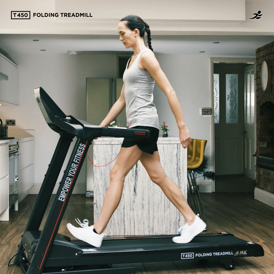 JLL T450 Folding Home Treadmill 4.5HP Motor 20 Incline Levels 0.3k