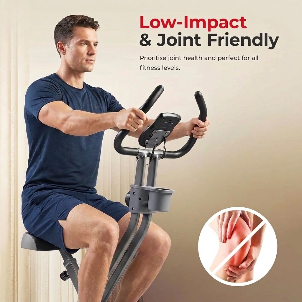 Foldable Magnetic Exercise X-Bike