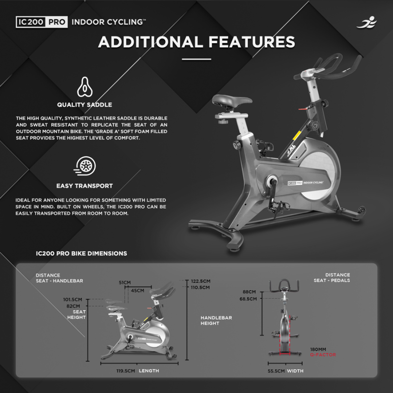 Jll spin bike deals ic200