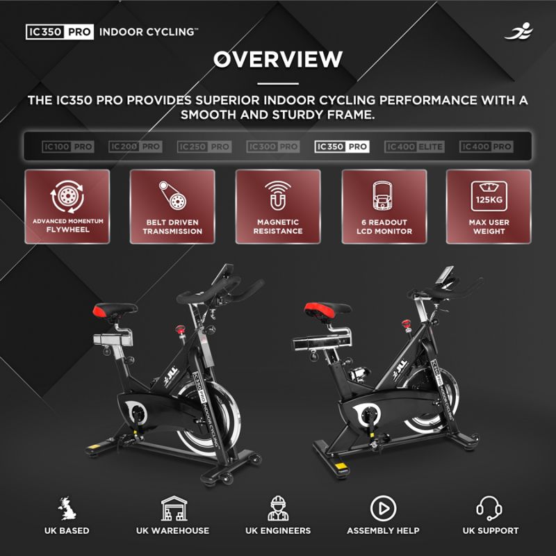IC350 Pro Exercise Bike - Quiet & Advanced Workout