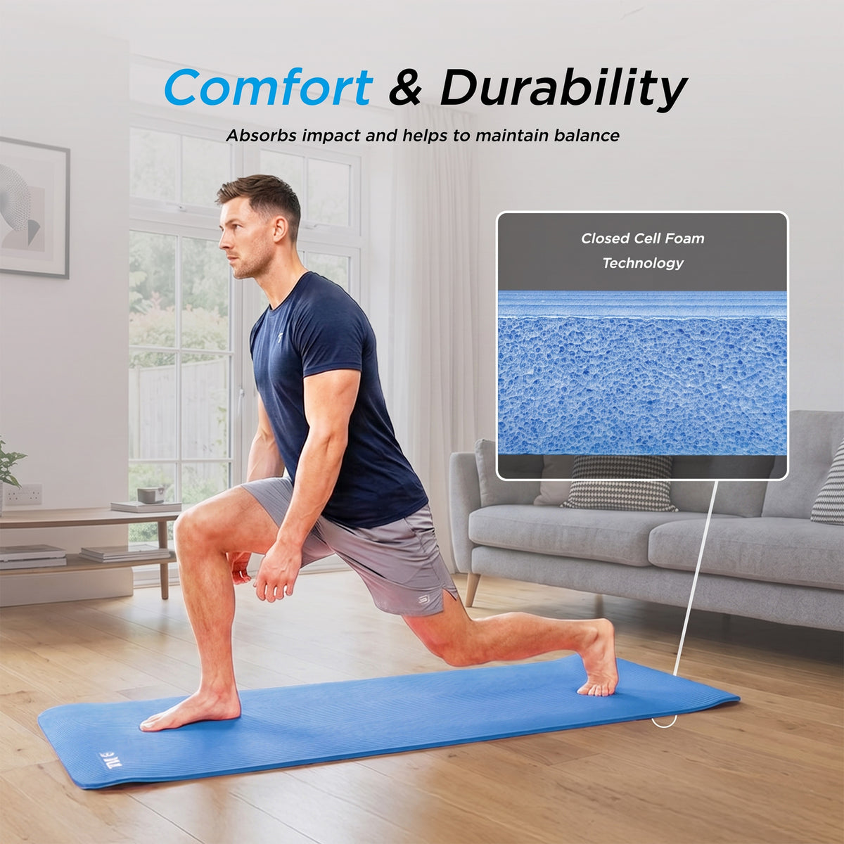 15mm Extra-Thick Yoga Mat