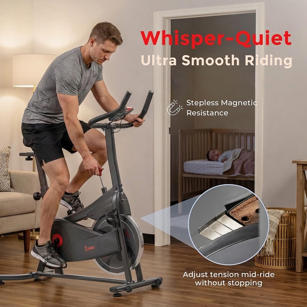 Active 100 Smart Magnetic Cycling Exercise Bike
