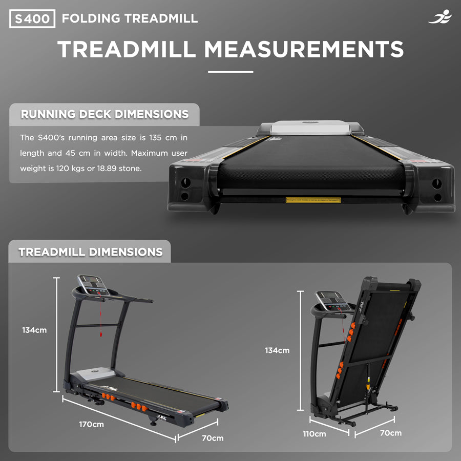 Refurbished S400 Folding Treadmill