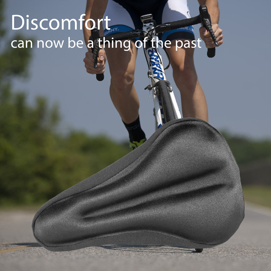 Gel saddle cover for exercise bike online