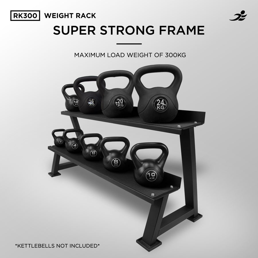 RK300 - 2 Tier Kettlebell Rack